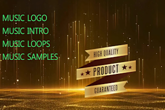 create a special audio logo and intro for your projects