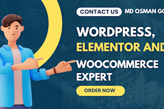 create and design book author website using wordpress