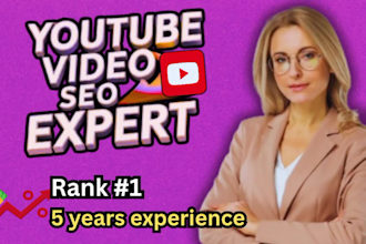 do complete youtube SEO to increase views and subscribers