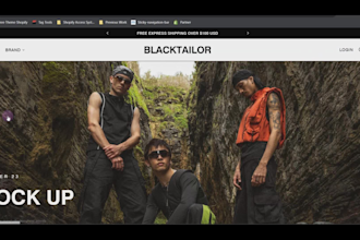 create shopify clothing store or fashion website and print on demand store