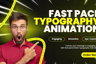 craft stunning text animations and kinetic typography with motion graphics