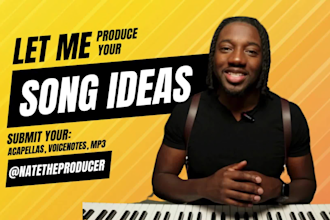 produce a custom beat or full song based on your ideas