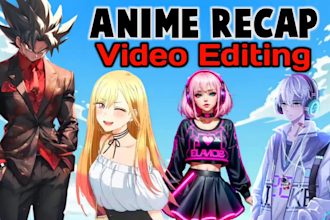 make and edit anime recap