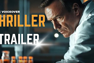 create a cinematic book trailer promo video for your novel