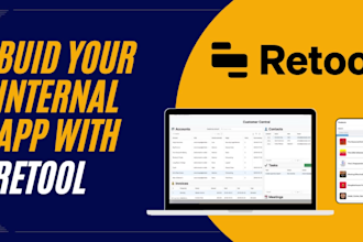 build your internal app with retool