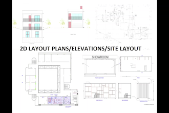 do autocad 2d permit drawing of container building layout plans elevations