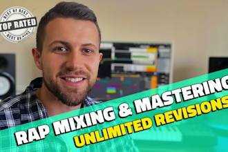 mix and master your rap song as a pro audio engineer