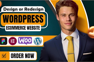 design ecommerce website or wordpress website development