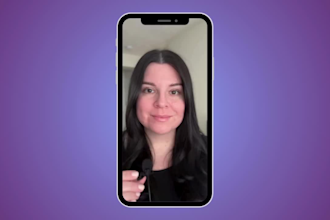 create a natural ugc selfie style video