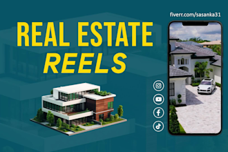 do real estate reels video editing for listings and promos