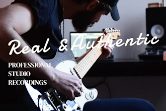 record electric guitars for your pop, rock edm music