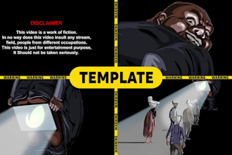 customize envato videohive template or create a custom one