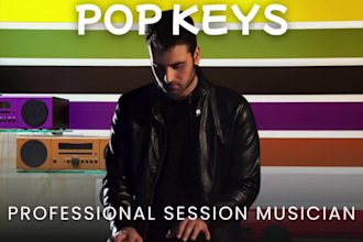 record professional pop piano and hardware synth