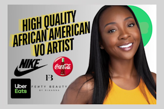 record a high quality african american urban female voice over in 24hrs or less