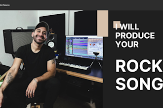 professionally produce, mix and master your rock song
