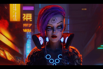 create a 3d animated music video or cinematic trailer