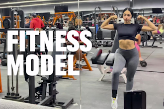 be your female fitness model for photos