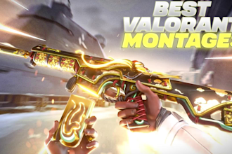 make valorant montage for you in 24 hours and stream highlights to youtube video