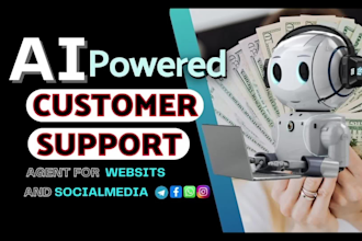 create ai agent chatbot for customer support on any website