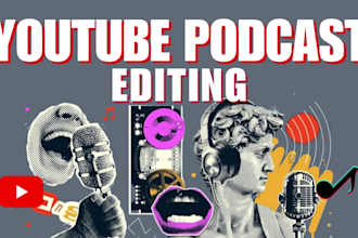 professionally do podcast video editing