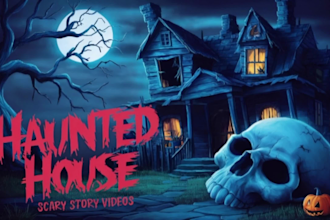 create scary story and horror video for youtube