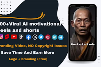 create viral ai motivational instagram reels, youtube shorts