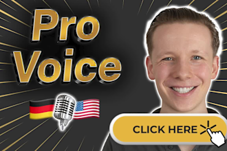 record a german voiceover for your image film or product video