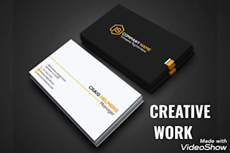 do a  professional business card service