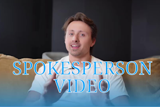 be spokesperson for your brand