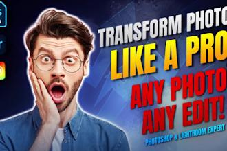 professionally edit pictures and do photo touch up in photoshop and lightroom
