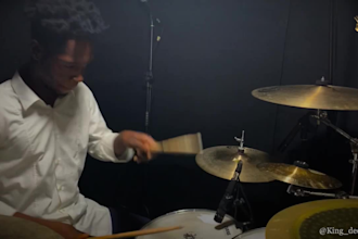 be your session drummer, you will get a pro drums recording in 24h