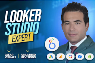 create google data studio or looker studio dashboard and report