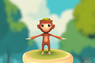create low poly 3d models