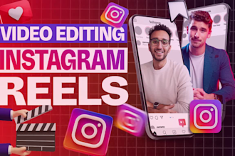 do video editing for instagram reels, youtube shorts, and tiktok videos