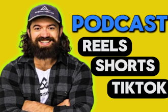 edit your podcast into engaging short form video clips