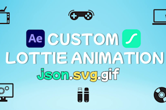 create lottie animation for your website or app