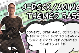 record j rock bass or anime bass for your track