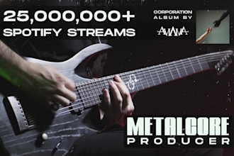 compose a modern metal metalcore djent deathcore thall song