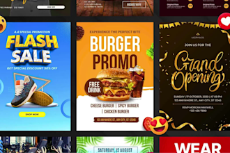 do flyer design, marketing flyer, animated flyer, sports flyer, party flyer