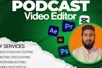 edit your podcast, zoom videos and interviews video