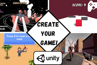 develop 3d video games with unity