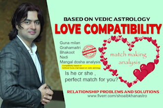analyze love compatibility and matchmaking through vedic astrology