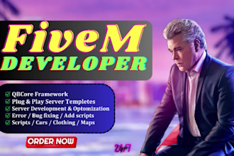 fix, create, or optimize your fivem server and scripts