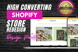 do shopify redesign, shopify store redesign