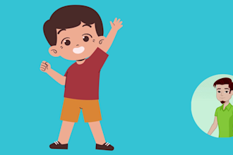 create 2d video explainer 2d cartoon animation