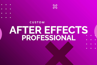 do adobe after effects template customization
