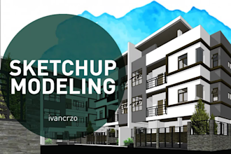 do sketchup 3d modeling work for architecture and interior