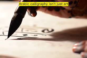 do arabic logo design and arabic calligraphy