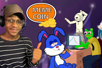 make quality 2d memcoin cartoon