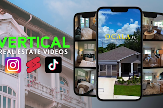 edit vertical real estate videos for social media
